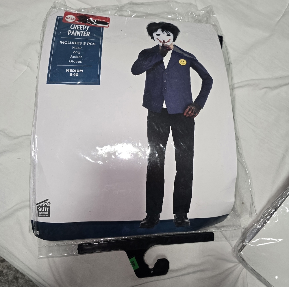 Creepy Smiling Painter Costume - Child
